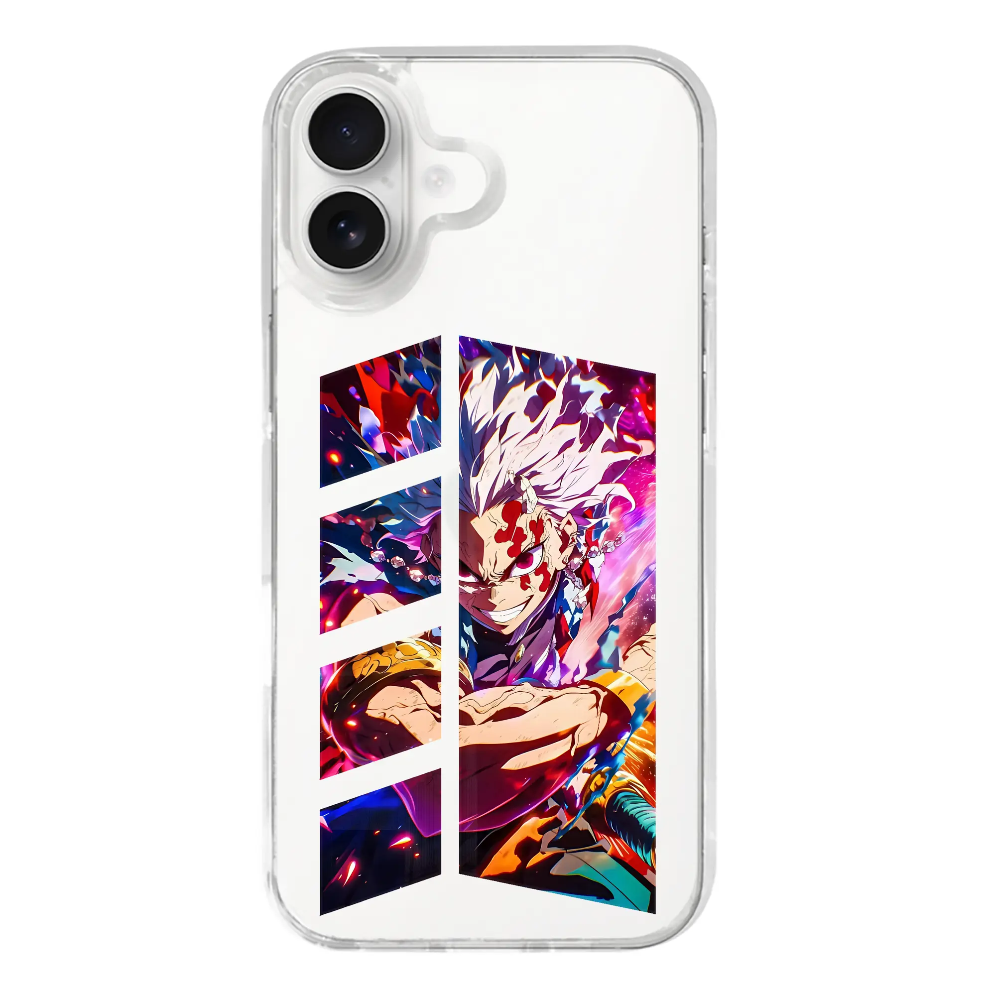 鬼滅の刃 グッズ,宇髄 天元 - iPhone 17シリーズ 透明スマホケース – 薄型・耐衝撃・精密フィット保護カバー